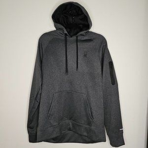 NWT Spyder Men's Charcoal/Kangaroo Pocket Hoodie (Multiple Sizes)